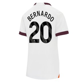 Manchester City Bernardo Silva #20 Dámské Venkovní Dres 2023-24 Krátký Rukáv